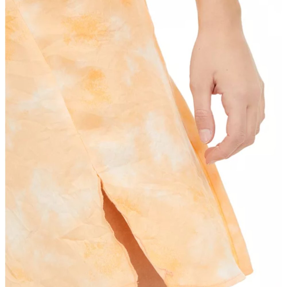 FREE PEOPLE Martine Flirt Tie Dye Skirt - Peach 8 - Picture 5 of 5